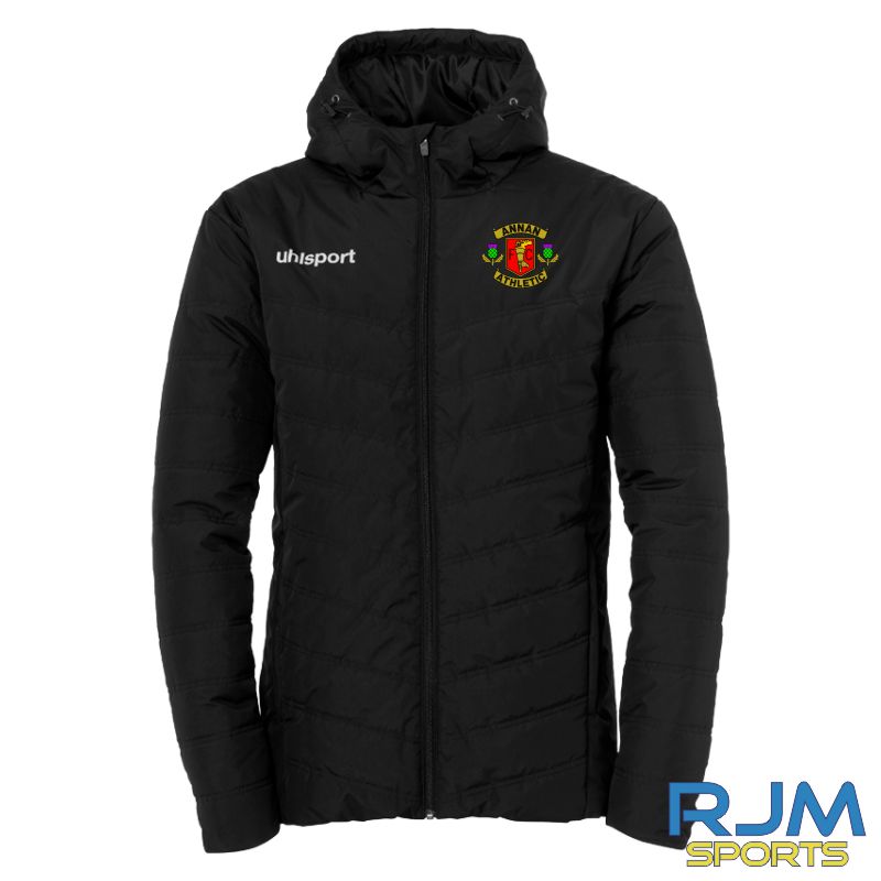 Annan Athletic FC Uhlsport Essential Winter Padded Jacket Black