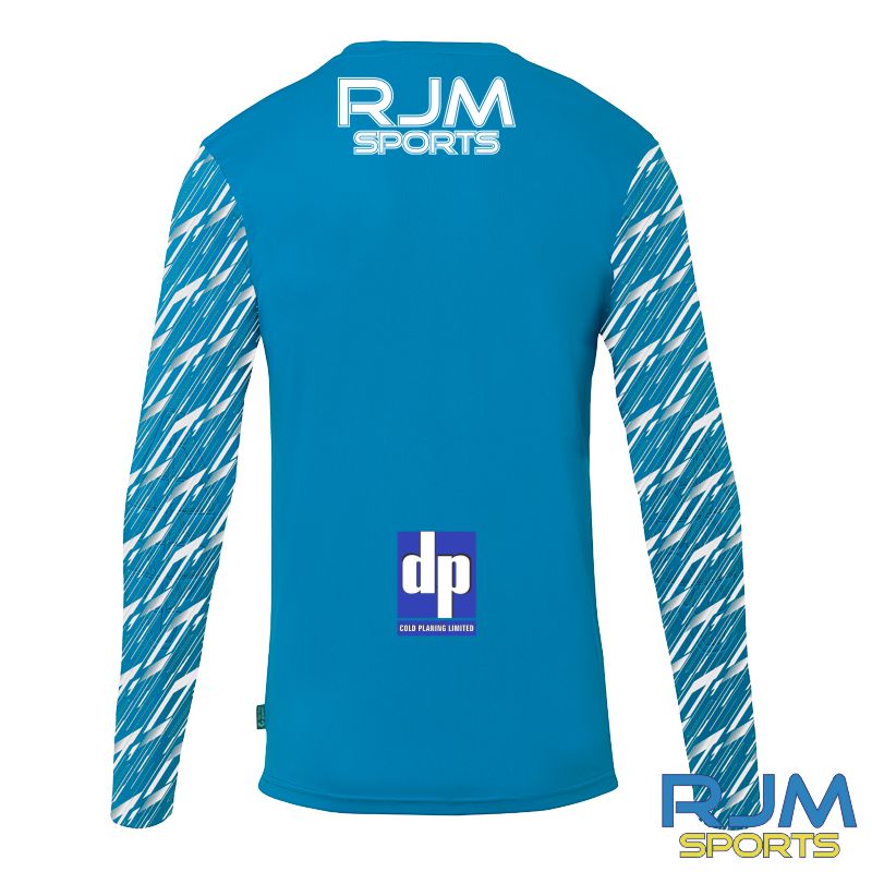 Annan Athletic FC Uhlsport Progressive Home Goalkeeper Shirt Cyan/White - Image 2