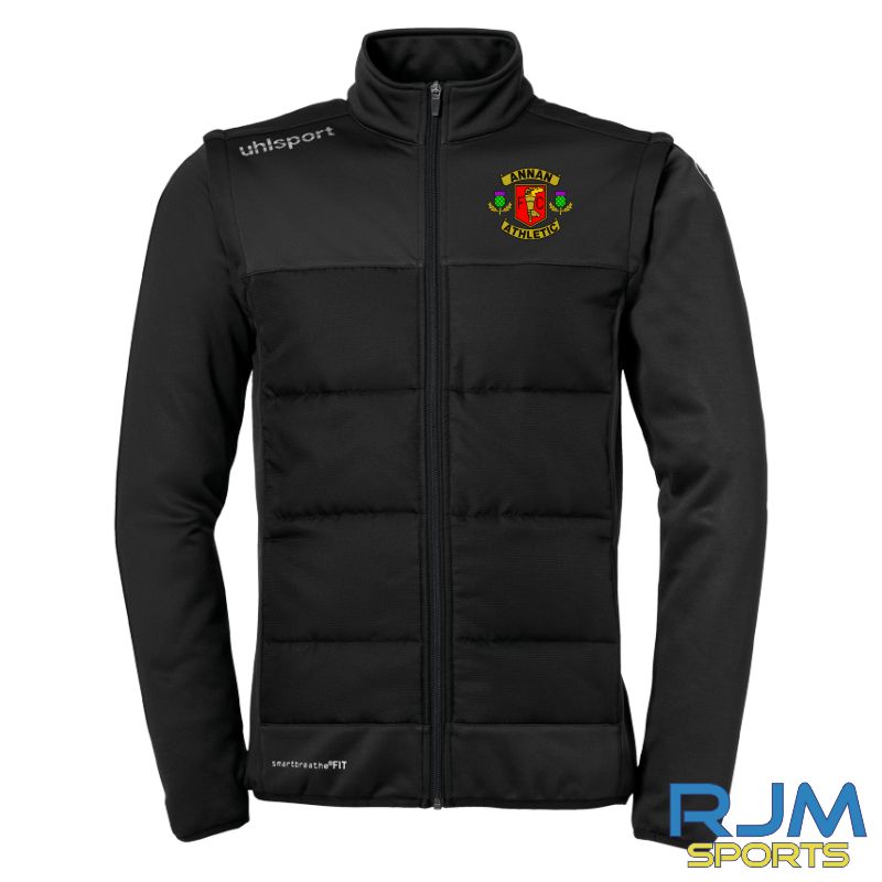 Annan Athletic FC Uhlsport Multi Jacket Black