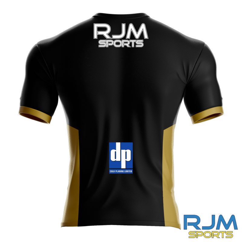 Annan Athletic FC 2025/26 Uhlsport Home Shirt Gold/Black - Image 2