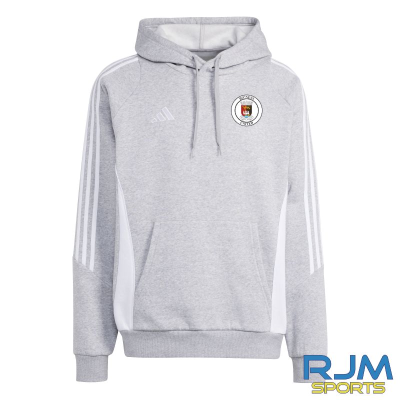 Bo'ness United FC Adidas Tiro 24 Sweat Hoodie Grey