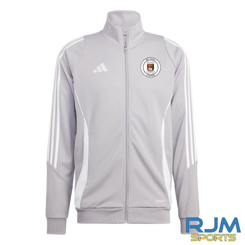 Bo'ness United FC Adidas Tiro 24 Training Jacket Grey