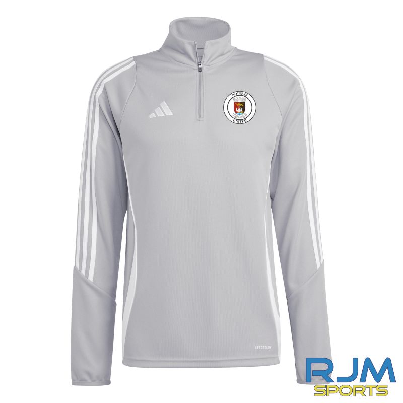 Bo'ness United FC Adidas Tiro 24 1/4 Zip Grey