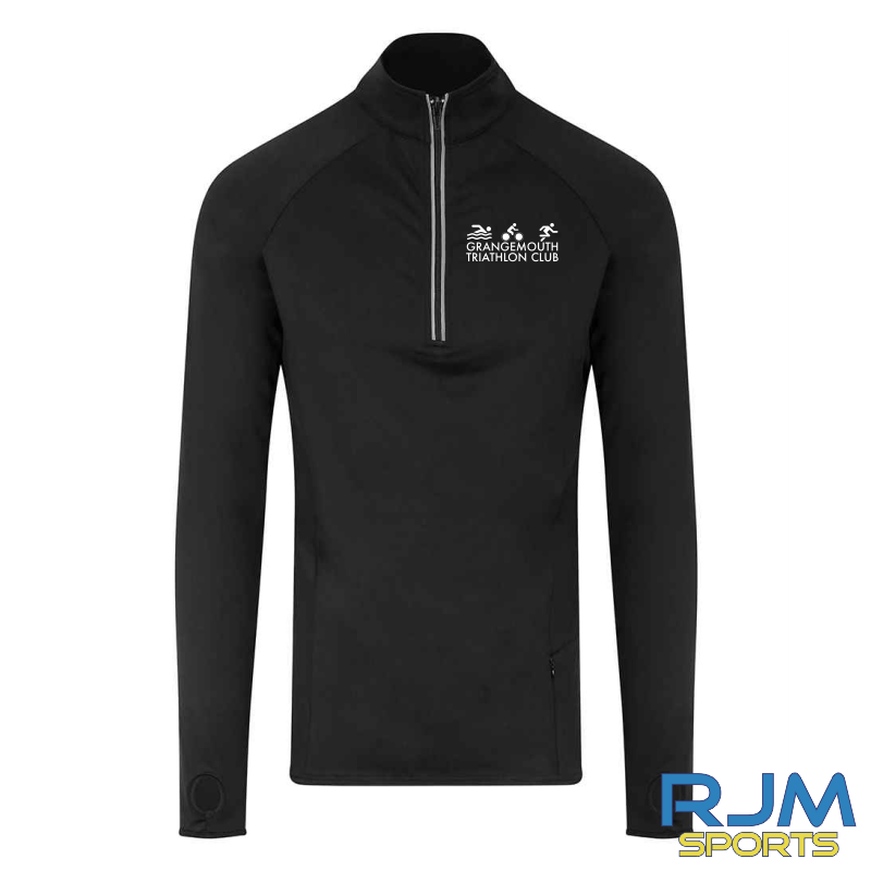 Grangemouth Triathlon Club Cool Flex 1/4 Zip Top Male Fit