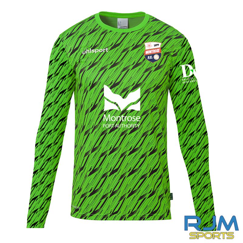 Montrose FC Uhlsport Progressive Away Goalkeeper Shirt Green