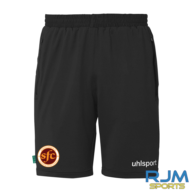 Stenhousemuir FC Uhlsport Essential Tech Shorts Black