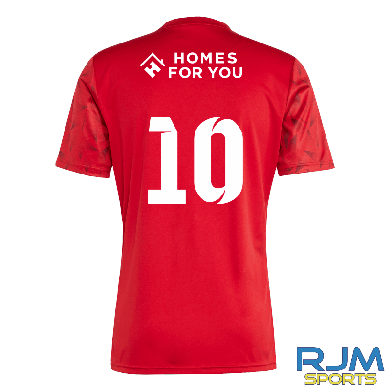 Cambusbarron Rovers FC Home Adidas Team Icon Jersey Red/White - Image 3