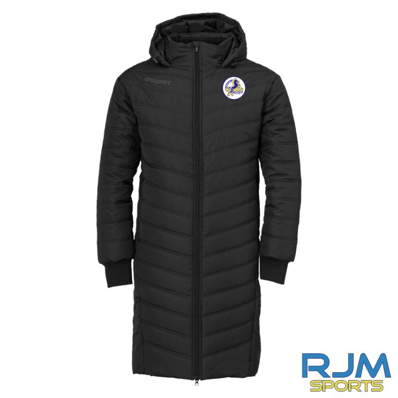 Cumbernauld Colts FC Caoches Winter Bench Jacket Black
