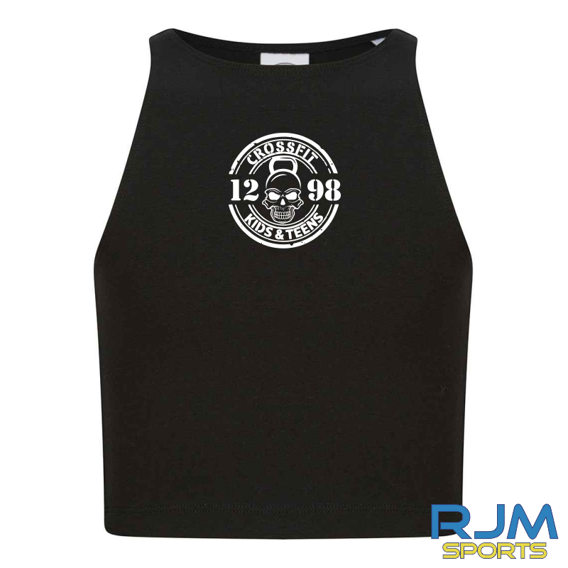 CrossFit 1298 Kids and Teens Cropped Top Black