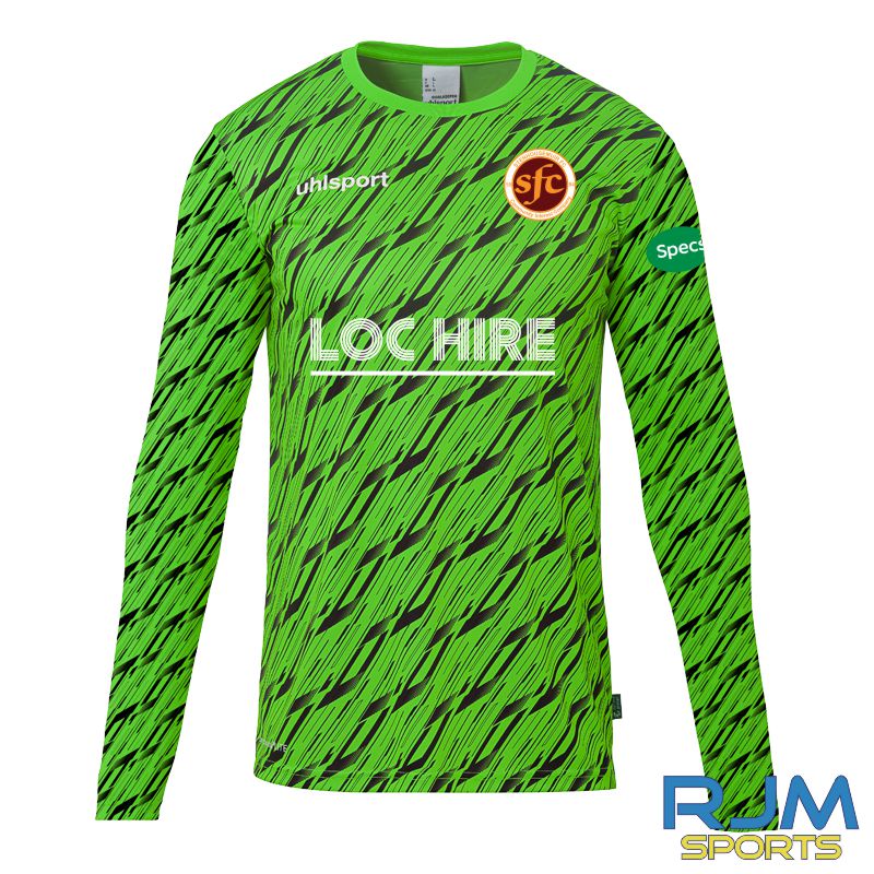 Stenhousemuir FC Uhlsport Progressive Goalkeeper Shirt Green