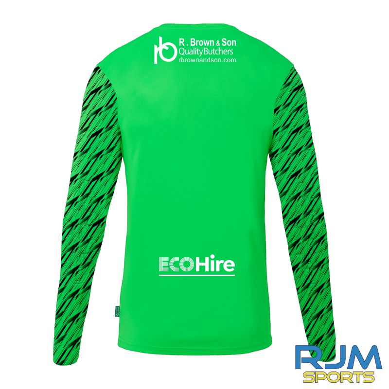 Stenhousemuir FC Uhlsport Progressive Goalkeeper Shirt Green - Image 3