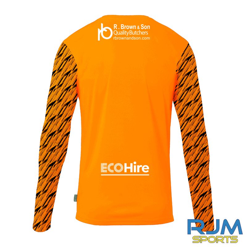 Stenhousemuir FC Uhlsport Progressive Goalkeeper Shirt Fluo Orange - Image 3