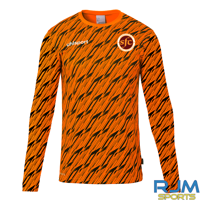 Stenhousemuir Community Foundation Uhlsport Progressive Goalkeeper Jersey Fluo Orange