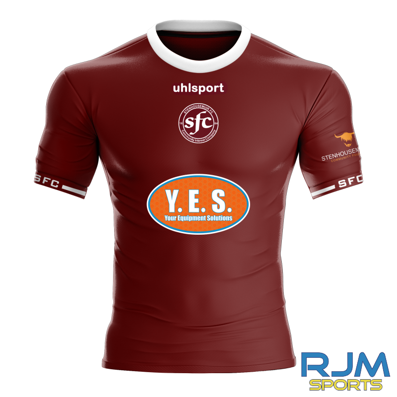 Stenhousemuir Community Foundation Uhlsport Home Shirt Bordeaux